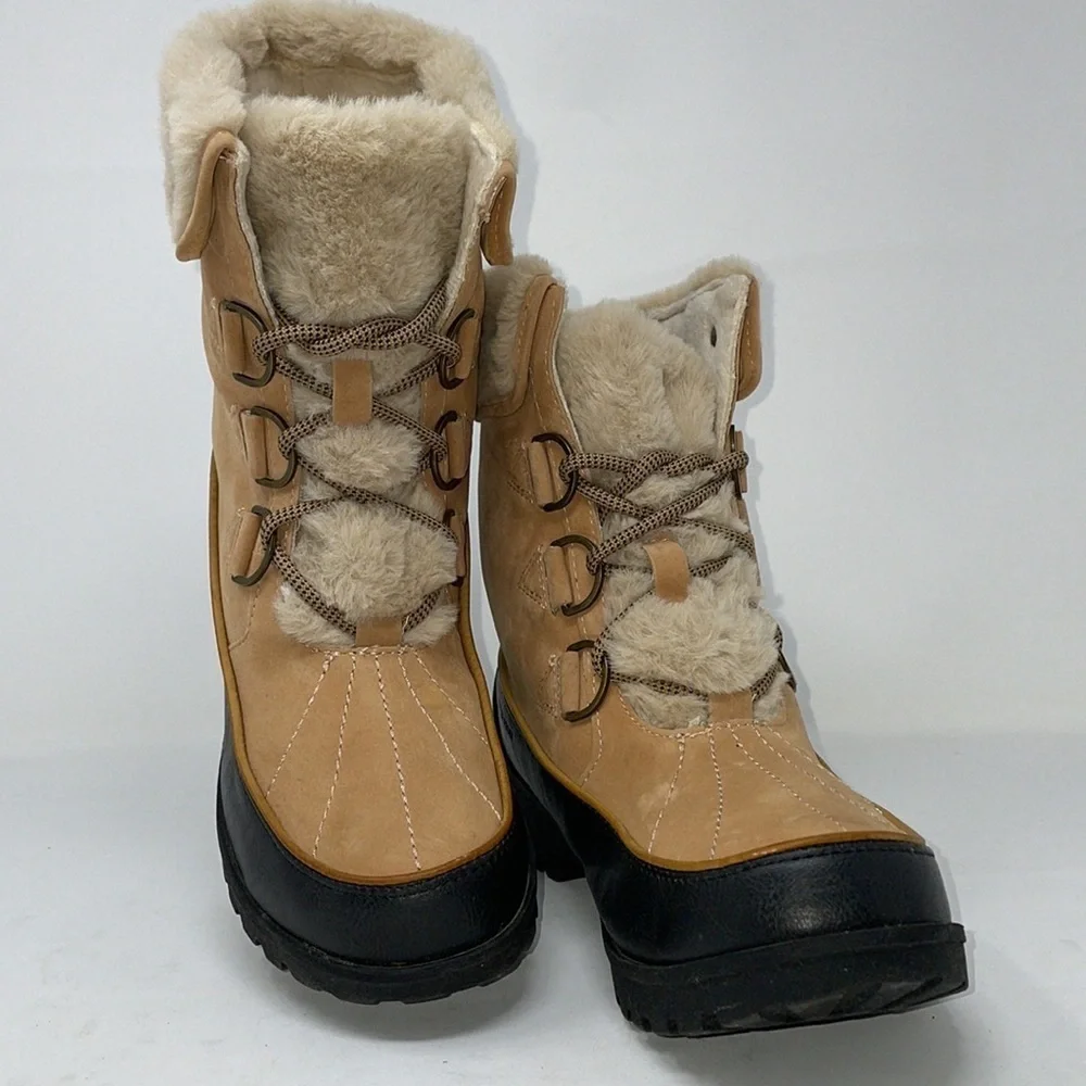 EUC/Like New JBU Memory Foam By Jambu Northgate Waterproof Faux Fur Boots SZ9M